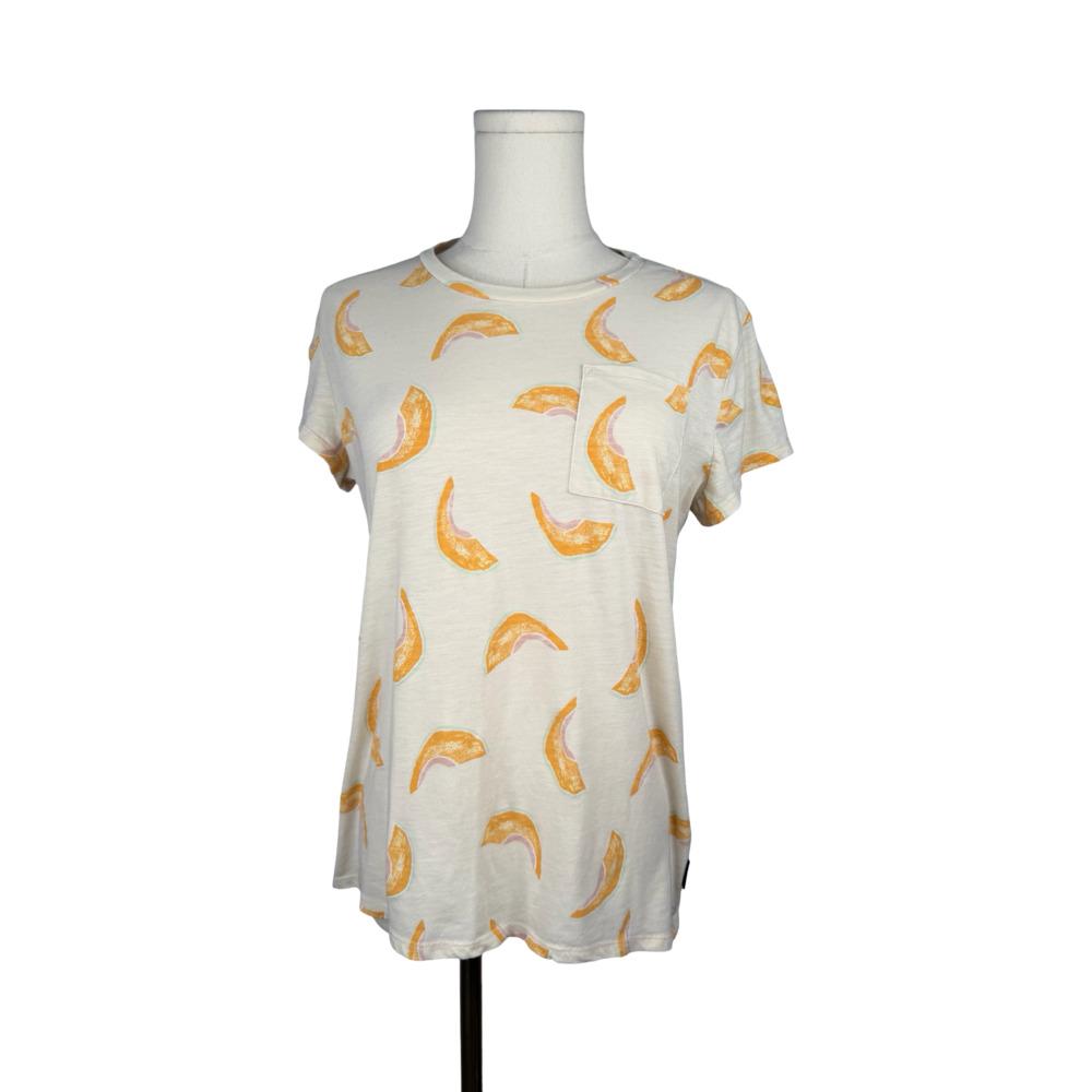 Patagonia Women's Short Sleeve Graphic Pocket Tee with Fruit Print Sz. M